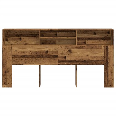 vidaXL Κεφαλάρι Με Αποθηκευτικό Χώρο 200x19x103,5cm Επεξ. Ξύλο 1 τεμ.