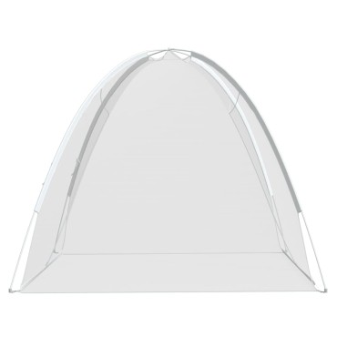 vidaXL Κουνουπιέρα Mongolia με Πόρτες 200 Δίχτυ Λευκό 200x200x135 εκ.