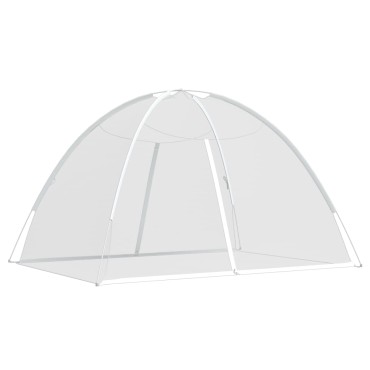 vidaXL Κουνουπιέρα Mongolia με Πόρτες 200 Δίχτυ Λευκό 200x200x135 εκ.
