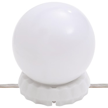 vidaXL Έπιπλο Καθρέπτη με LED Αρτισιανή Δρυς 76x15x55cm Επεξ. Ξύλο 1 τεμ.