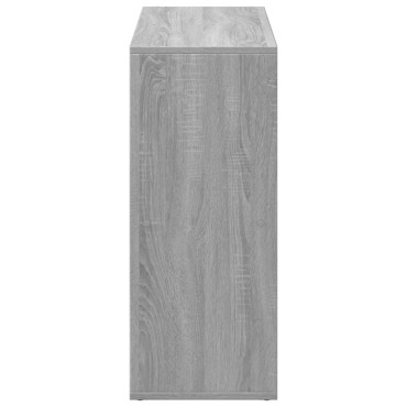 vidaXL Βιβλιοθήκη/Διαχωριστικό Χώρου Γκρι 69,5x29x69,5cm Επεξ. Ξύλο 1 τεμ.