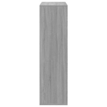 vidaXL Βιβλιοθήκη/Διαχωριστικό Χώρου Γκρι 69,5x29x103,5cm Επεξ. Ξύλο 1 τεμ.