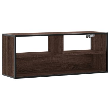 vidaXL Έπιπλο Τηλεόρασης Καφέ Δρυς 100x31x39,5cm Επεξεργασμένο Ξύλο