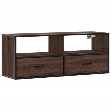 vidaXL Έπιπλο Τηλεόρασης Καφέ Δρυς 100x31x39,5cm Επεξεργασμένο Ξύλο