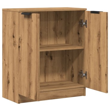 vidaXL Μπουφές Αρτισιανή Δρυς 60x30x70cm από Επεξεργασμένο Ξύλο 1 τεμ.