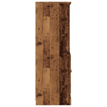 vidaXL Ντουλάπι Όψη Παλαιού Ξύλου 60x35,5x103,5cm Επεξ. Ξύλο 1 τεμ.