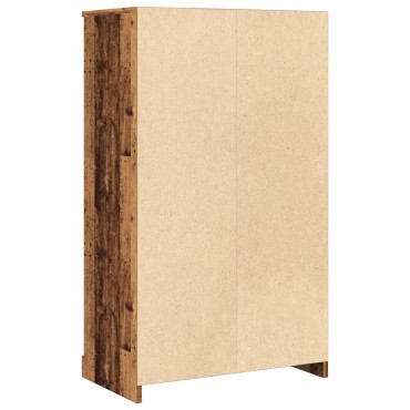 vidaXL Ντουλάπι Όψη Παλαιού Ξύλου 60x35,5x103,5cm Επεξ. Ξύλο 1 τεμ.
