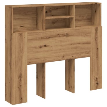 vidaXL Κεφαλάρι Με Αποθηκευτικό Χώρο 120x19x103,5cm Επεξ. Ξύλο 1 τεμ.