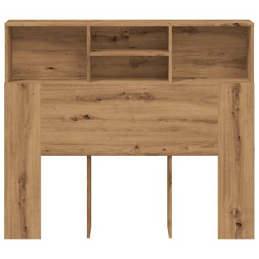vidaXL Κεφαλάρι Με Αποθηκευτικό Χώρο 120x19x103,5cm Επεξ. Ξύλο 1 τεμ.