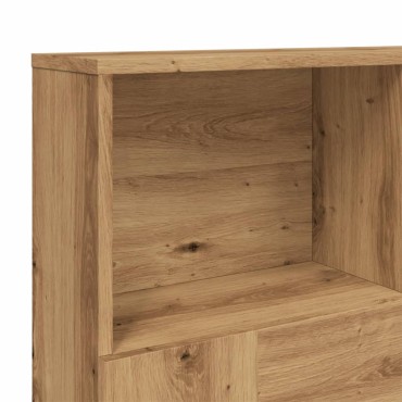 vidaXL Κεφαλάρι Με Αποθηκευτικό Χώρο 120x19x103,5cm Επεξ. Ξύλο 1 τεμ.