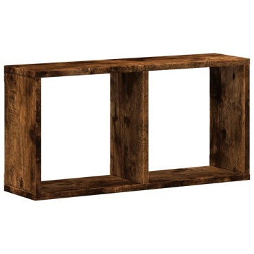 vidaXL Ντουλάπι Τοίχου Καπνιστή Δρυς 60x16x30cm Επεξεργασμένο Ξύλο 1 τεμ.