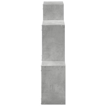 vidaXL Ντουλάπι Τοίχου Γκρι Σκυρ. 78x18x71cm από Επεξεργασμένο Ξύλο 1 τεμ.