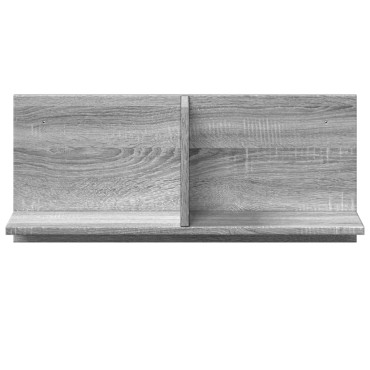 vidaXL Ντουλάπι Τοίχου Γκρι Sonoma 70x16,5x30cm Επεξεργασμένο Ξύλο 1 τεμ.