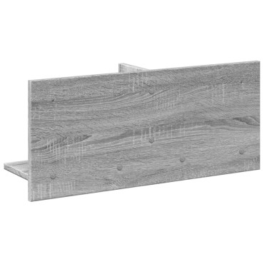 vidaXL Ντουλάπι Τοίχου Γκρι Sonoma 70x16,5x30cm Επεξεργασμένο Ξύλο 1 τεμ.