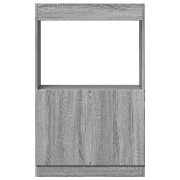 vidaXL Ντουλάπι Γκρι Sonoma 63x33x100cm από Επεξεργασμένο Ξύλο 1 τεμ.