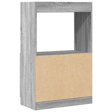 vidaXL Ντουλάπι Γκρι Sonoma 63x33x100cm από Επεξεργασμένο Ξύλο 1 τεμ.
