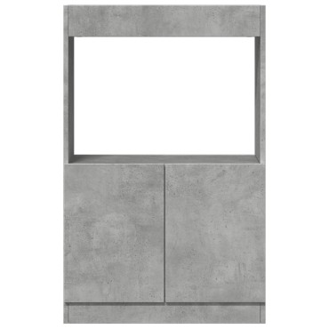 vidaXL Ντουλάπι Γκρι Σκυρ. 63x33x100cm από Επεξεργασμένο Ξύλο 1 τεμ.