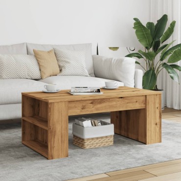 vidaXL Τραπεζάκι Σαλονιού Αρτισιανή Δρυς 102x55x42cm Επεξ. Ξύλο 1 τεμ.