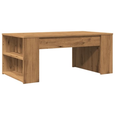 vidaXL Τραπεζάκι Σαλονιού Αρτισιανή Δρυς 102x55x42cm Επεξ. Ξύλο 1 τεμ.