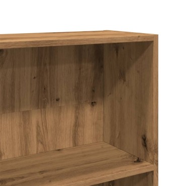 vidaXL Βιβλιοθήκη Αρτισιανή Δρυς 80x24x176cm από Επεξεργασμένο Ξύλο 1 τεμ.