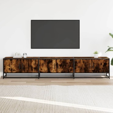 vidaXL Έπιπλο Τηλεόρασης Καπνιστή Δρυς 210x35x41cm Επεξ. Ξύλο
