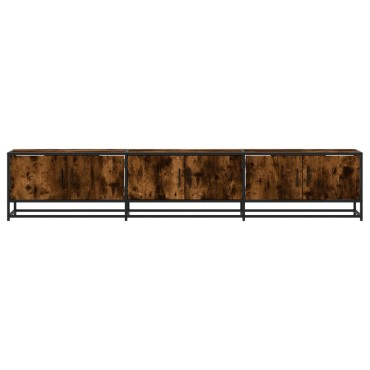 vidaXL Έπιπλο Τηλεόρασης Καπνιστή Δρυς 210x35x41cm Επεξ. Ξύλο