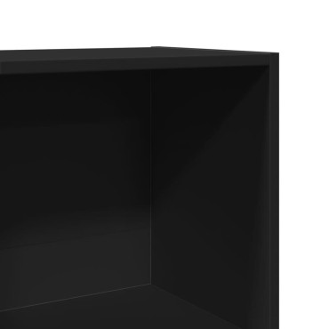 vidaXL Βιβλιοθήκη Μαύρο 40x30x152cm από Επεξεργασμένο Ξύλο 1 τεμ.