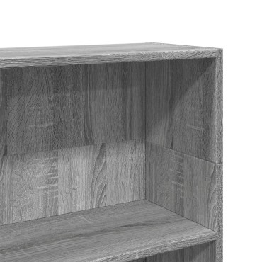 vidaXL Βιβλιοθήκη Γκρι Sonoma 80x24x109cm από Επεξεργ. Ξύλο 1 τεμ.