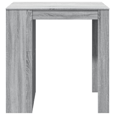 vidaXL Τραπέζι Μπαρ Γκρι Sonoma 102x70x103,5cm Επεξεργ. Ξύλο 1 τεμ.