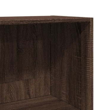 vidaXL Βιβλιοθήκη Καφέ Δρυς 40x30x152cm από Επεξεργασμένο Ξύλο 1 τεμ.