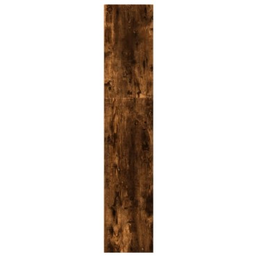 vidaXL Βιβλιοθήκη Καπνιστή Δρυς 40x30x152cm από Επεξεργασμένο Ξύλο 1 τεμ.
