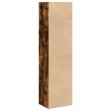 vidaXL Βιβλιοθήκη Καπνιστή Δρυς 40x30x152cm από Επεξεργασμένο Ξύλο 1 τεμ.