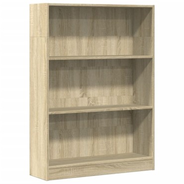 vidaXL Βιβλιοθήκη Sonoma Δρυς 80x24x109cm από Επεξεργασμένο Ξύλο 1 τεμ.