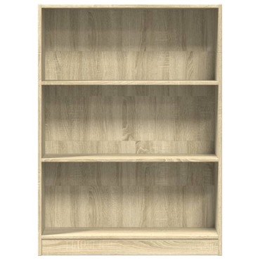 vidaXL Βιβλιοθήκη Sonoma Δρυς 80x24x109cm από Επεξεργασμένο Ξύλο 1 τεμ.