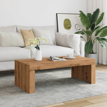 vidaXL Τραπεζάκι Σαλονιού Artisan Δρυς 102x50x35cm Επεξεργασμένο Ξύλο 1 τεμ.