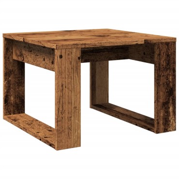 vidaXL Τραπέζι Βοηθητικό Παλαιό Ξύλο 50x50x35cm από Επεξ. Ξύλο 1 τεμ.