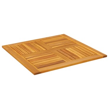 vidaXL Επιφάνεια Τραπεζιού Τετράγωνη 80x80x2,2cm Μασίφ Ξύλο Ακακίας 1 τεμ.