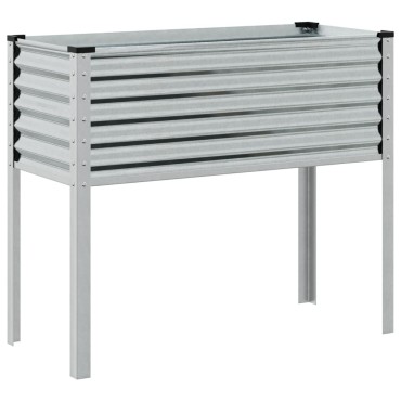 vidaXL Ζαρντινιέρα Κήπου 100x41x90 εκ. Γαλβανισμένο Χάλυβα