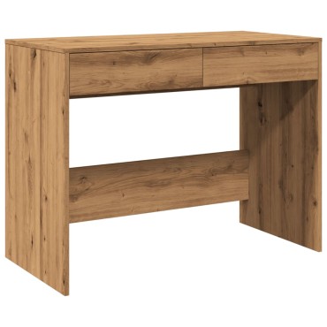 vidaXL Γραφείο Αρτισιανή Δρυς 101x50x76,5cm από Επεξεργασμένο Ξύλο 1 τεμ.