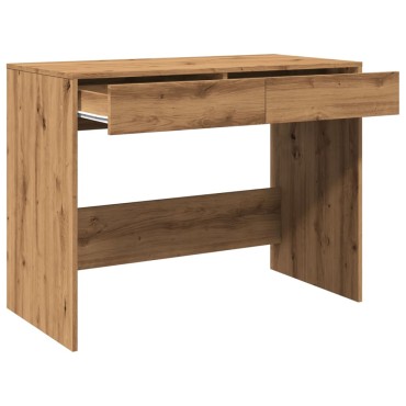 vidaXL Γραφείο Αρτισιανή Δρυς 101x50x76,5cm από Επεξεργασμένο Ξύλο 1 τεμ.