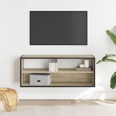 vidaXL Έπιπλο Τηλεόρασης Sonoma Δρυς 100x31x39,5cm Επεξ. Ξύλο