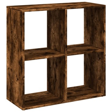 vidaXL Βιβλιοθήκη/Διαχωριστικό Χώρου Δρυς 69,5x29x69,5cm Επεξ. Ξύλο 1 τεμ.