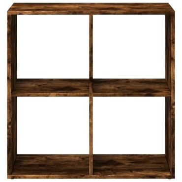 vidaXL Βιβλιοθήκη/Διαχωριστικό Χώρου Δρυς 69,5x29x69,5cm Επεξ. Ξύλο 1 τεμ.