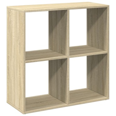 vidaXL Βιβλιοθήκη/Διαχωριστικό Χώρου Δρυς 69,5x29x69,5cm Επεξ. Ξύλο 1 τεμ.