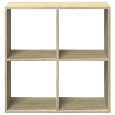 vidaXL Βιβλιοθήκη/Διαχωριστικό Χώρου Δρυς 69,5x29x69,5cm Επεξ. Ξύλο 1 τεμ.