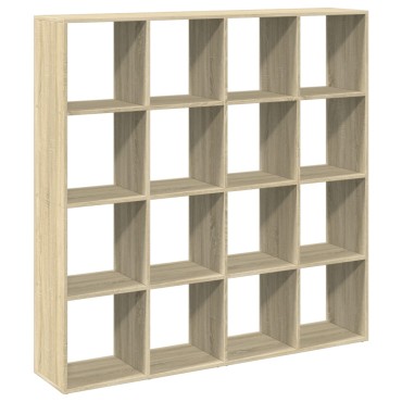vidaXL Βιβλιοθήκη Sonoma Δρυς 137,5x29x137,5cm Επεξεργασμένο Ξύλο 1 τεμ.