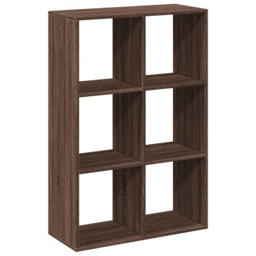 vidaXL Βιβλιοθήκη/Διαχωριστικό Χώρου Δρυς 69,5x29x103,5cm Επεξ. Ξύλο 1 τεμ.