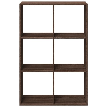 vidaXL Βιβλιοθήκη/Διαχωριστικό Χώρου Δρυς 69,5x29x103,5cm Επεξ. Ξύλο 1 τεμ.