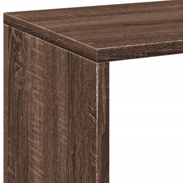 vidaXL Βιβλιοθήκη/Διαχωριστικό Χώρου Δρυς 69,5x29x103,5cm Επεξ. Ξύλο 1 τεμ.