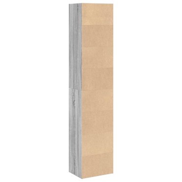 vidaXL Βιβλιοθήκη Γκρι Sonoma 40x30x189cm από Επεξεργ. Ξύλο 1 τεμ.